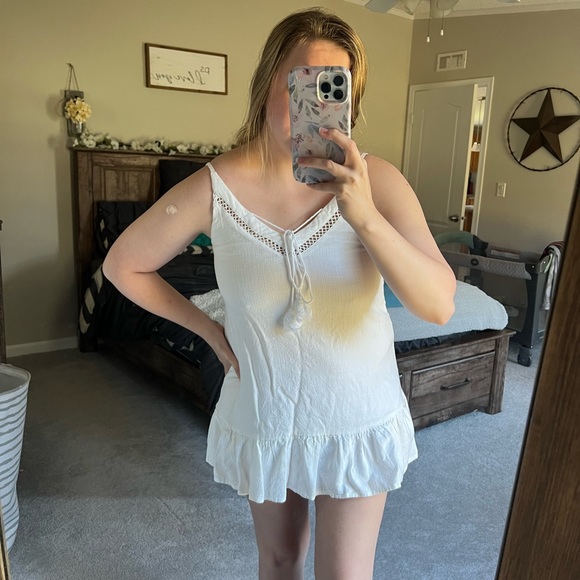 White Mini Dress - Picture 4 of 7
